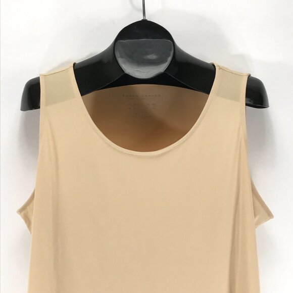 Susan Graver Modern Essentials Liquid Knit Tank Top Women's Plus Size 1X Stretch - Picture 2 of 10